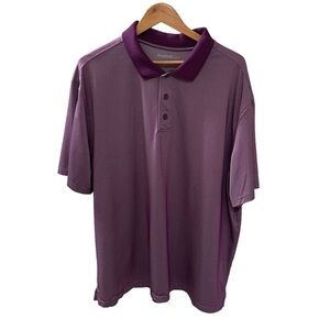 Reebok Golf shirt, size 2Xl, Purple, Polyester